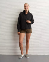 AE Big Hug Fleece Henley Sweatshirt