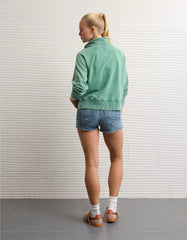 AE Big Hug Fleece Henley Sweatshirt