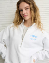 AE Everyday Luxe Quarter-Zip Sweatshirt