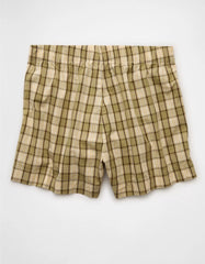 AE Plaid Boxer Sleep Short
