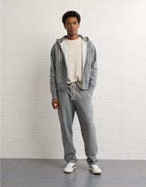 AE Laidback Luxe Heavyweight Open-Hem Sweatpant