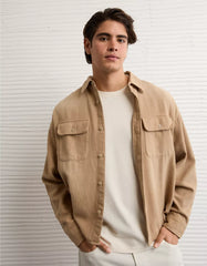 AE Boxy Flannel Shirt