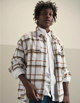 AE Boxy Flannel Shirt