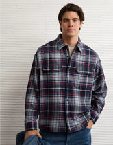 AE Boxy Flannel Shirt