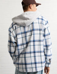 AE Hooded Flannel Shirt
