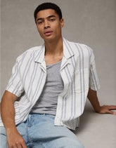 AE Relaxed Fit Short Sleeve Camp Collar Shirt