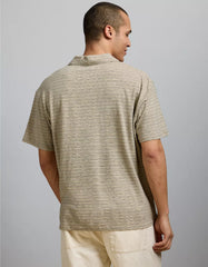 AE77 Premium Linen-Blend Polo Shirt