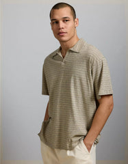 AE77 Premium Linen-Blend Polo Shirt