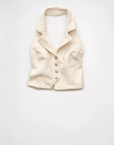 AE Denim Halter Vest