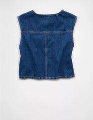 AE Boxy Denim Vest