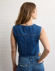 AE Boxy Denim Vest