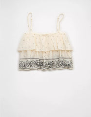 AE Tiered Pintuck Cami Top
