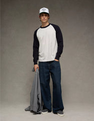 AE Boxy Long-Sleeve Baseball T-Shirt