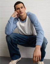 AE Boxy Long-Sleeve Baseball T-Shirt