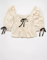 AE Puff Sleeve Babydoll Tee