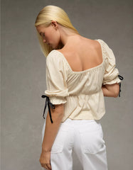 AE Puff Sleeve Babydoll Tee