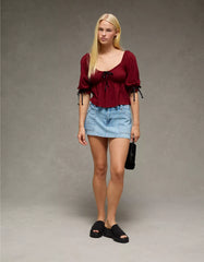 AE Puff Sleeve Babydoll Tee