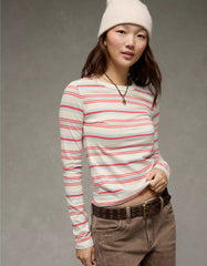 AE Long Sleeve Hey Baby Tee