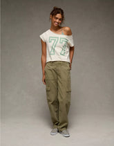 AE Off The Shoulder Graphic T-Shirt