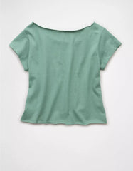 AE Off The Shoulder Graphic T-Shirt