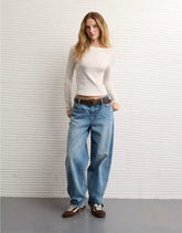 AE Long Sleeve Boatneck Baby Tee