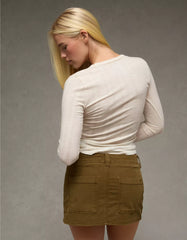 AE Long Sleeve Henley T-Shirt