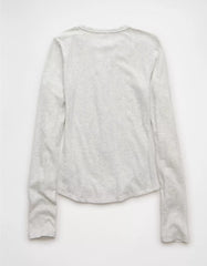 AE Long Sleeve Henley T-Shirt