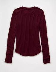 AE Long Sleeve Cozy Crew Neck T-Shirt