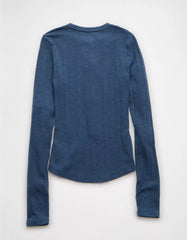 AE Long Sleeve Henley T-Shirt