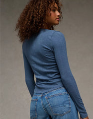 AE Long Sleeve Henley T-Shirt