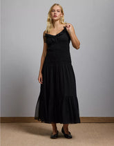 AE77 Premium Smocked Maxi Dress