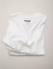 AE77 Premium Boxy Long-Sleeve Cropped T-Shirt