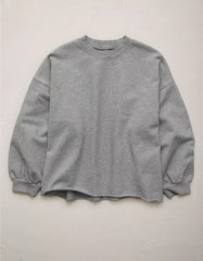 AE77 Premium Puff Sleeve Sweatshirt