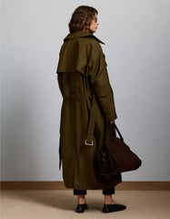 AE77 Premium Dolman Trench Coat