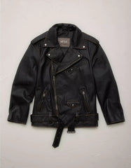 AE77 Premium Oversized Leather Jacket