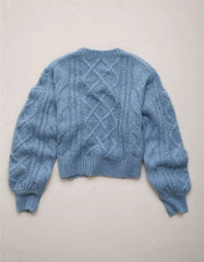 AE77 Premium Cable Sweater