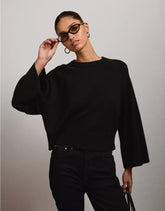 AE77 Boxy Cashmere Sweater Tee