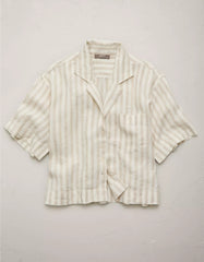 AE77 Premium Linen Camp Shirt