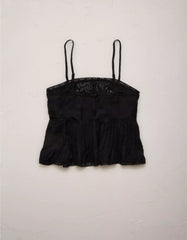 AE77 Pintuck Slip Cami