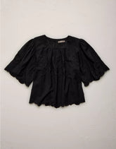 AE77 Embroidered Voile T-Shirt