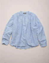 AE77 Split Neck Blouse