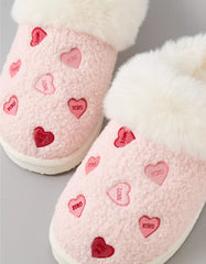 AE Candy Hearts Scuff Slipper