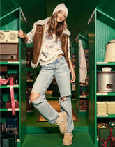 AE Strigid Ripped High-Waisted Stovepipe Jean