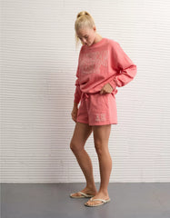 AE High-Waisted Fleece Short