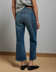 AE77 Premium Bootcut Crop Jean