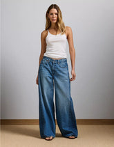 AE77 Premium Super Wide Side Stripe Jean