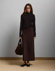 AE77 Premium Satin Slip Skirt