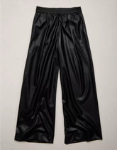 AE77 Vegan Leather Pull On Pant