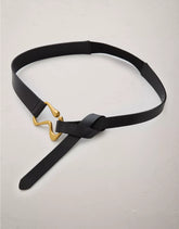 AE77 Leather Hook Belt