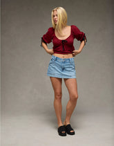 AE Stretch Low-Rise Mini Skort